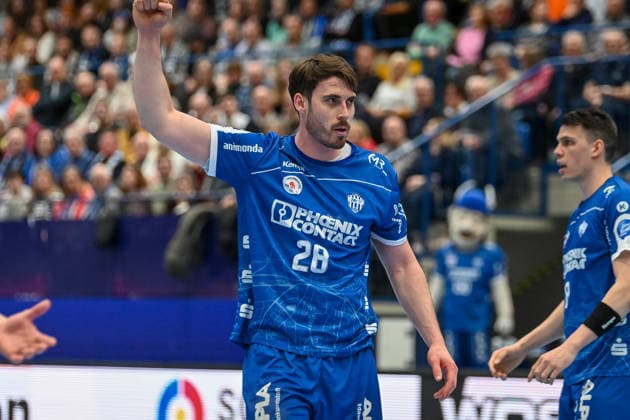 Hendrik Wagner (TBV Lemgo Lippe, 28) jubelt TBV Lemgo Lippe vs. Frisch Auf Goeppingen, Handball, 1. Bundesliga, 25. Spieltag, Saison 2025 2026, 15.03.2026, TBV Lemgo Lippe vs. Frisch Auf Goeppingen, Handball, 1. Bundesliga, 25. Spieltag, Saison 2025 2026, 15.03.2026 Lemgo Copyright: xEibner-Pressefoto RobertxGertzenx EP_RGN