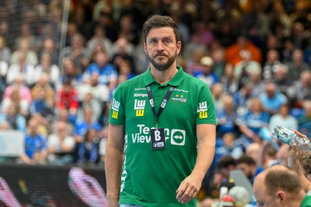 Benjamin Matschke (Frisch Auf Goeppingen, Trainer) gestikulier TBV Lemgo Lippe vs. Frisch Auf Goeppingen, Handball, 1. Bundesliga, 25. Spieltag, Saison 2025 2026, 15.03.2026, TBV Lemgo Lippe vs. Frisch Auf Goeppingen, Handball, 1. Bundesliga, 25. Spieltag, Saison 2025 2026, 15.03.2026 Lemgo Copyright: xEibner-Pressefoto RobertxGertzenx EP_RGN