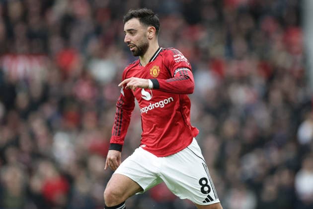 15th March 2026; Old Trafford, Manchester, England; Premier League Football, Manchester United, ManU versus Aston Villa; Bruno Fernandes of Manchester United  RogerxEvans Content restricted for UK based newspaper