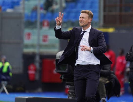 Pisa s coach Oscar Hiljlmark....During the Serie A soccer match between Pisa and Cagliari at the Cetilar Arena Romeo Anconetani Stadium in Pisa; Center West Italy; monday March 15; 2026 ; Soccer  Copyright: xAlessandroxLaxRocca xLaPressex