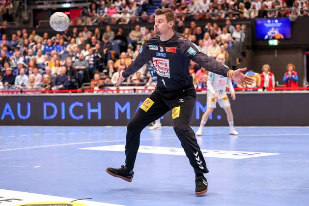 15.03.2026, Handball, HBL, Bergischer HC - SC Magdeburg, Mitsubishi Electric HALLE Düsseldorf: Sergey Hernandez (SC Magdeburg 01) Nordrhein-Westfalen Deutschland