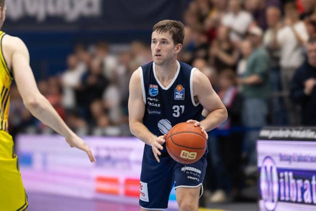 Spencer Reaves (MBC, 31), Syntainics MBC vs. ALBA BERLIN, Basketball, 1. Bundesliga, Maenner, 24. Spieltag, Saison 2025 26, 15.03.2026. Weißenfels Stadthalle Sachsen-Anhalt Deutschland