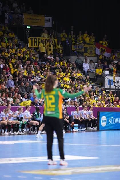 Fan-Szene Haushahn Final4 Finale HSG Bensheim-Auerbach vs Borussia Dortmund