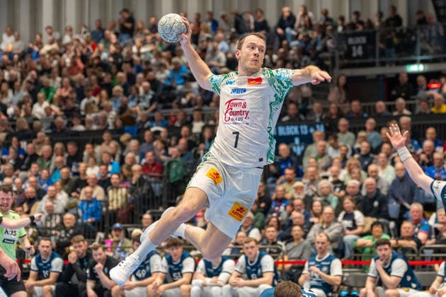 Felix Claar (SC Magdeburg, 07) beim Wurf. Bergischer HC 06 vs. SC Magdeburg, Handball, DAIKIN Handballbundesliga, 25. Spieltag, Saison 2025 2026, 15.03.2026 Bergischer HC 06 vs. SC Magdeburg, Handball, DAIKIN Handballbundesliga, 25. Spieltag, Saison 2025 2026, 15.03.2026 Duesseldorf Copyright: xEibner-Pressefoto ThomasxHaeslerx EP_THR