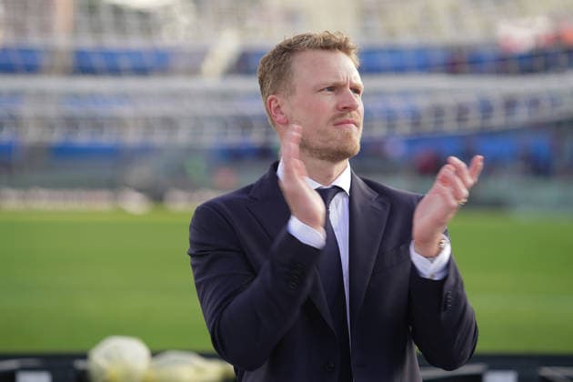 Oscar Hiljemark Mister Pisa During the Serie A soccer match between Pisa and Cagliari at the Cetilar Arena Romeo Anconetani Stadium in Pisa; Center West Italy; monday March 15; 2026 ; Soccer  Copyright: x AlessandroxLaxRoccax