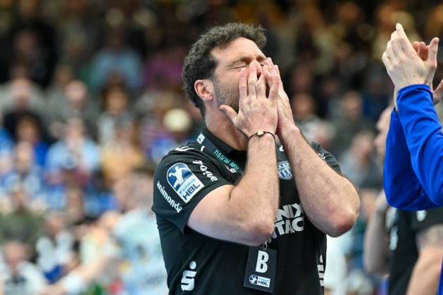 Florian Kehrmann (TBV Lemgo Lippe, Trainer) fassungslos, ratlos TBV Lemgo Lippe vs. Frisch Auf Goeppingen, Handball, 1. Bundesliga, 25. Spieltag, Saison 2025 2026, 15.03.2026, TBV Lemgo Lippe vs. Frisch Auf Goeppingen, Handball, 1. Bundesliga, 25. Spieltag, Saison 2025 2026, 15.03.2026 Lemgo Copyright: xEibner-Pressefoto RobertxGertzenx EP_RGN