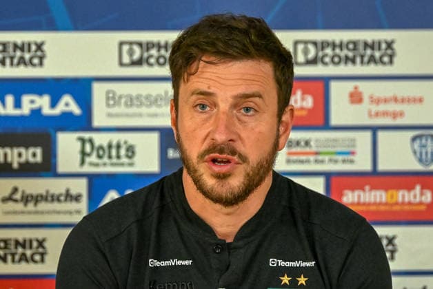 Benjamin Matschke (Frisch Auf Goeppingen, Trainer) TBV Lemgo Lippe vs. Frisch Auf Goeppingen, Handball, 1. Bundesliga, 25. Spieltag, Saison 2025 2026, 15.03.2026, TBV Lemgo Lippe vs. Frisch Auf Goeppingen, Handball, 1. Bundesliga, 25. Spieltag, Saison 2025 2026, 15.03.2026 Lemgo Copyright: xEibner-Pressefoto RobertxGertzenx EP_RGN