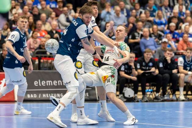 Bergischer HC gegen SC Magdeburg, 15.03.2026 DUESSELDORF, GERMANY - MARCH 15: Omar Ingi Magnusson (14, SC Magdeburg) während dem HBL Bundesliga Spiel zwischen Bergischer HC gegen SC Magdeburg at Mitsubishi Electric HALLE am 25.Spieltag. March 15, 2026 in Duesseldorf, Germany. Copyright: xBEAUTIFULxSPORTS KennyxBeelex