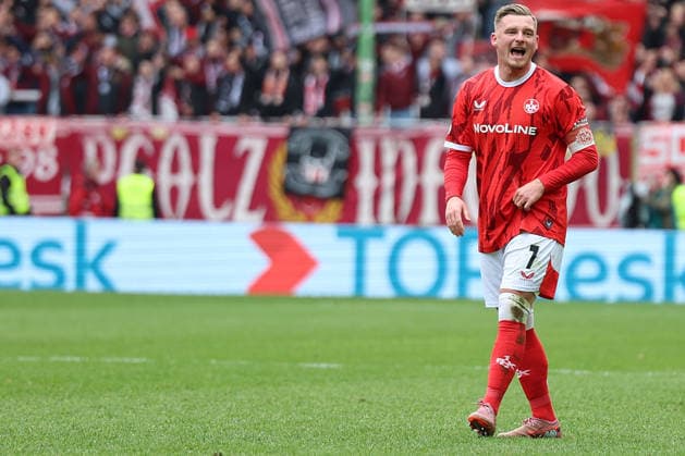 15.03.2026, xrekx, Fussball 2.Bundesliga, 1.FC Kaiserslautern - Karlsruher SC v.l. Marlon Ritter (1.FC Kaiserslautern) (DFL DFB REGULATIONS PROHIBIT ANY USE OF PHOTOGRAPHS as IMAGE SEQUENCES and or QUASI-VIDEO) Kaiserslautern