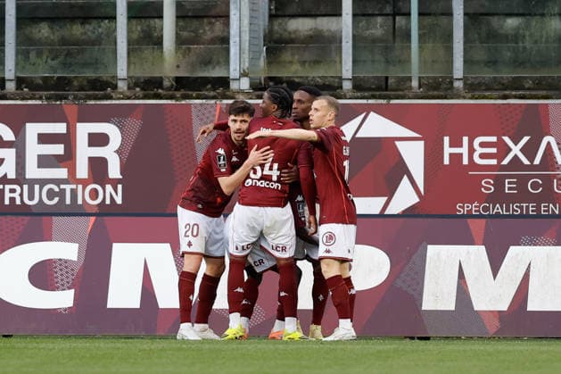 FC Metz v Toulouse FC - Ligue 1 McDonald s 2025 2026 10 Gauthier HEIN (fcm) - 20 Jessy DEMINGUET (fcm) during the Ligue 1 McDonald s match between Metz and Toulouse at Stade Saint-Symphorien on March 15, 2026 in Metz, France. Metz France  Copyright: xFEPx 776348322