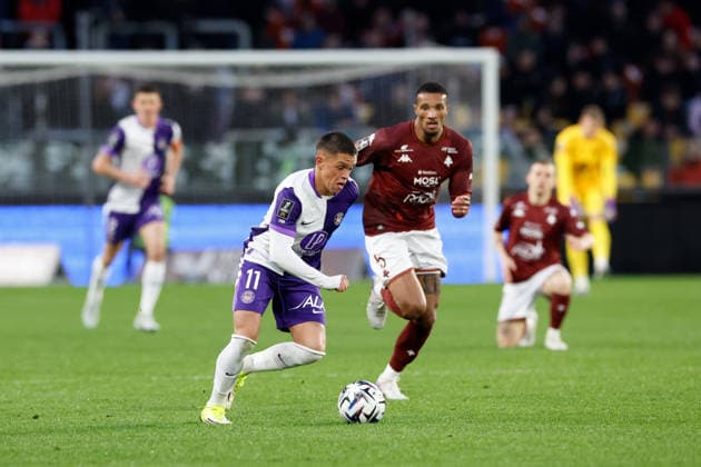 FC Metz v Toulouse FC - Ligue 1 McDonald s 2025 2026 11 Santiago HIDALGO (tfc) during the Ligue 1 McDonald s match between Metz and Toulouse at Stade Saint-Symphorien on March 15, 2026 in Metz, France. Metz France  Copyright: xFEPx 776348322