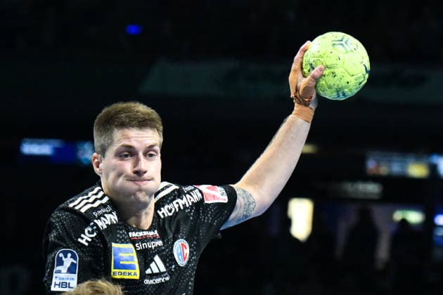15.03.2026, xlakx, Handball Daikin HBL, Fuechse Berlin - HC Erlangen v.l. Viggo Kristjansson (HC Erlangen) Berlin