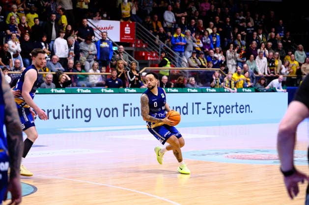 ProA - Phoenix Hagen vs. Nürnberg Falcons BC, Hagen, 15.03.2026, Ischelandhalle Hagen Marcus Henri Graves ( 0, Phoenix Hagen, PG) ; ProA - Phoenix Hagen vs. Nürnberg Falcons BC, Hagen, 15.03.2026, Ischelandhalle Hagen Copyright: xBEAUTIFULxSPORTS Piepenstockx
