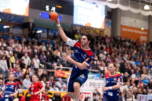 Tim Matthes (HBW Balingen Weilstetten, 04) HBW Balingen Weilstetten vs. Eulen Ludwigshafen, Handball, 2. Bundesliga, 24. Spieltag, Saison 2025 2026, 15.03.2026 Eibner-Pressefoto Andreas Ulmer HBW Balingen Weilstetten vs. Eulen Ludwigshafen, Handball, 2. Bundesliga, 24. Spieltag, Saison 2025 2026, 15.03.2026 Balingen Copyright: xEibner-Pressefoto AndreasxUlmerx EP_AUR