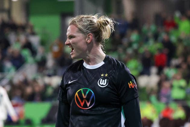 15.03.2026, xgrfx, Fussball Google Pixel Frauen-Bundesliga, VfL Wolfsburg - Bayer Leverkusen v.l. Tor, Alexandra Popp (VfL Wolfsburg) (DFL DFB REGULATIONS PROHIBIT ANY USE OF PHOTOGRAPHS as IMAGE SEQUENCES and or QUASI-VIDEO) Wolfsburg