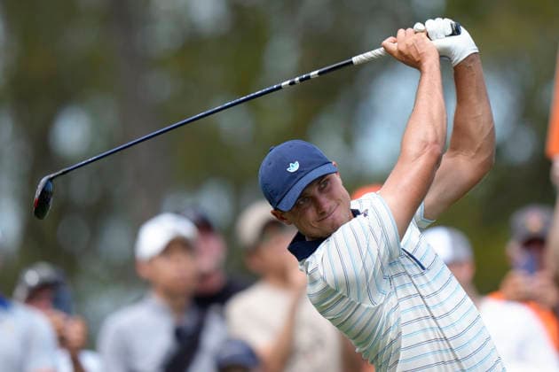 March 15, 2026, Ponte Vedra, Florida, USA: March 15, 2026, Ponte Vedra, Florida.Ludvig Aberg (Sweden) hits his tee shot on the 4th hole during the fourth round of The PLAYERS Championship at TPC Sawgrass. PGA, Golf Herren Tour 2026: The PLAYERS Championship  - ZUMAd212 20260315_zsp_d212_006 Copyright: xRichardxDolex