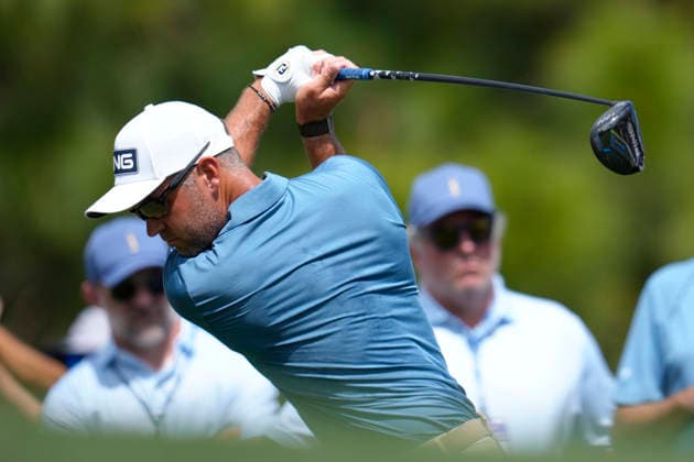 March 15, 2026, Ponte Vedra, Florida, USA: March 15, 2026, Ponte Vedra, Florida.Corey Conners (Canada) hits his tee shot on the 4th hole during the fourth round of The PLAYERS Championship at TPC Sawgrass. Ponte Vedra USA - ZUMAd212 20260315_zsp_d212_024 Copyright: xRichardxDolex