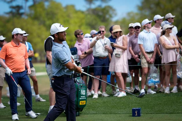 March 15, 2026, Ponte Vedra, Florida, USA: March 15, 2026, Ponte Vedra, Florida.Xander Schauffele (USA) hits his tee shot on the 4th hole during the fourth round of The PLAYERS Championship at TPC Sawgrass. PGA, Golf Herren Tour 2026: The PLAYERS Championship  - ZUMAd212 20260315_zsp_d212_014 Copyright: xRichardxDolex