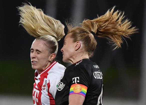 15.03.2026, xophax, Fussball , Frauen Bundesliga Google Pixel Frauen - Bundesliga 25 26. Carolin Elsen ( 1.FC Köln ) , links und Glodis Viggosdottir , rechts ( Bayern München. ) (DFL DFB REGULATIONS PROHIBIT ANY USE OF PHOTOGRAPHS as IMAGE SEQUENCES and or QUASI-VIDEO) Koeln *** 15 03 2026, xophax, Fußball , Frauen Bundesliga Google Pixel Frauen Bundesliga 25 26 Carolin Elsen 1 FC Köln , left and Glodis Viggosdottir , right Bayern München DFL DFB REGULATIONS PROHIBIT ANY USE OF PHOTOGRAPHS as IMAGE SEQUENCES and or QUASI VIDEO Koeln