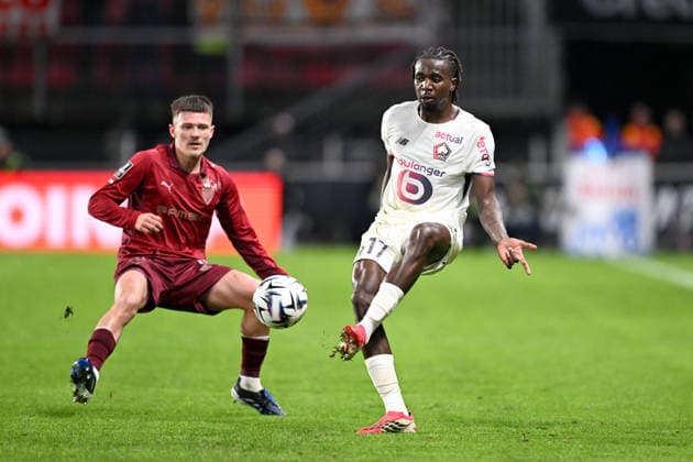 Stade Rennais FC v Lille OSC - Ligue 1 McDonald s 2025 2026 17 Ngalayel Ngal ayel MUKAU (losc) during the Ligue 1 McDonald s match between Rennes and Lille at Roazhon Park on March 15, 2026 in Rennes, France. Rennes France  Copyright: xFEPx 776348327