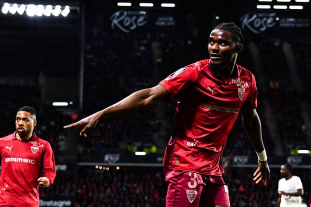 FOOTBALL : Stade Rennais vs Lille OSC - Ligue 1 - JournÃ e 26 - 15 03 2026 Lilian Brassier (Stade Rennais) RennesFrance  Copyright: xBaptistexAutissierx