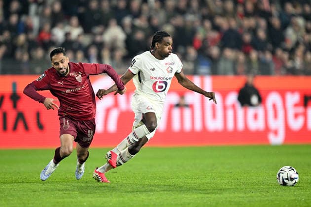 Stade Rennais FC v Lille OSC - Ligue 1 McDonald s 2025 2026 03 Nathan NGOY (losc) during the Ligue 1 McDonald s match between Rennes and Lille at Roazhon Park on March 15, 2026 in Rennes, France. Rennes France  Copyright: xFEPx 776348327