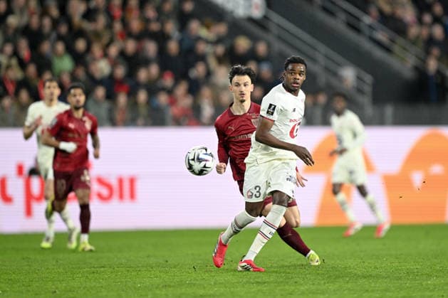 Stade Rennais FC v Lille OSC - Ligue 1 McDonald s 2025 2026 03 Nathan NGOY (losc) during the Ligue 1 McDonald s match between Rennes and Lille at Roazhon Park on March 15, 2026 in Rennes, France. Rennes France  Copyright: xFEPx 776348327