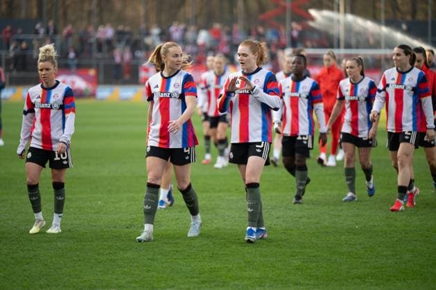 , 1. FC Koeln Frauen vs. FC Bayern Muenchen Frauen, Fussball, Google Pixel Frauen-Bundesliga, 20. Spieltag, 2025 2026, 15.03.2026 DFB regulations prohibit any use of photographs as image sequences and or quasi-video Koeln Nordrhein-Westfalen Deutschland