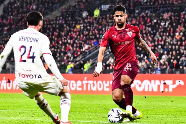 FOOTBALL : Stade Rennais vs Lille OSC - Ligue 1 - JournÃ e 26 - 15 03 2026 Ludovic Blas (Stade Rennais) RennesFrance  Copyright: xBaptistexAutissierx