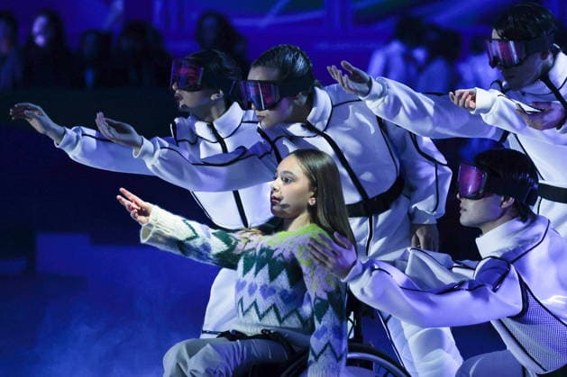 ITALY, CORTINA D AMPEZZO - MARCH 15, 2026: The closing ceremony of the 2026 Winter Paralympic Games at the Stadio Olimpico del Ghiaccio in Cortina d Ampezzo, Province of Belluno 2026 Winter Paralympics: Closing Ceremony  - ZUMAt113 20260315_zaa_t113_311 Copyright: xMikhailxTereshchenkox