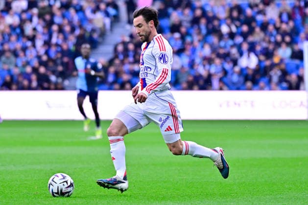 FOOTBALL : Le Havre vs Lyon - Ligue 1 - 15 03 2026 Nicolas Tagliafico of Lyon during the Ligue 1 match between Havre AC and Olympique Lyonnais at Stade Oceane on March 15, 2026 in Le Havre, France. ( Photo by Federico Pestellini PsnewZ ) - Le HavreFrance  Copyright: xFedericoxPestellinix