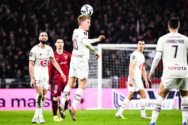 FOOTBALL : Stade Rennais vs Lille OSC - Ligue 1 - JournÃ e 26 - 15 03 2026 Hakon Arnar Haraldsson (Lille OSC) RennesFrance  Copyright: xBaptistexAutissierx