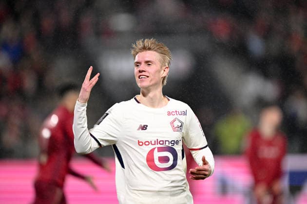Stade Rennais FC v Lille OSC - Ligue 1 McDonald s 2025 2026 10 Hakon Arnar HARALDSSON (losc) during the Ligue 1 McDonald s match between Rennes and Lille at Roazhon Park on March 15, 2026 in Rennes, France. Rennes France  Copyright: xFEPx 776348327