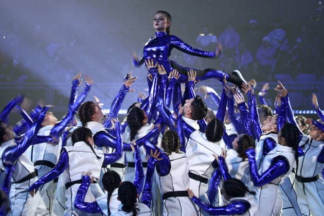 ITALY, CORTINA D AMPEZZO - MARCH 15, 2026: The closing ceremony of the 2026 Winter Paralympic Games at the Stadio Olimpico del Ghiaccio in Cortina d Ampezzo, Province of Belluno. Mikhail Tereshchenko TASS  90094432
