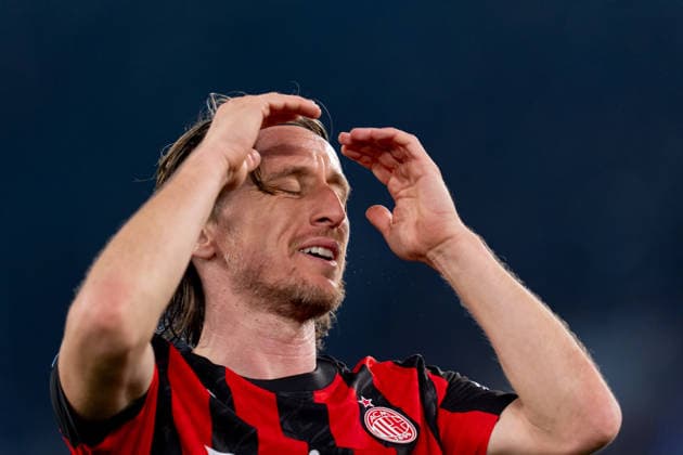 SS Lazio v AC Milan - Serie A Enilive Luka Modric of AC Milan looks dejected during the serie Serie A Enilive match between SS Lazio and AC Milan at Olimpico on March 15, 2026 in Rome, Italy Rome Stadio Olimpico Lazio Italy Copyright: xGiuseppexMaffiax 260315_SerieA_Lazio-Milan_06871