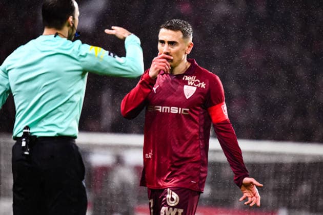 FOOTBALL : Stade Rennais vs Lille OSC - Ligue 1 - JournÃ e 26 - 15 03 2026 Valentin Rongier (Stade Rennais) RennesFrance  Copyright: xBaptistexAutissierx
