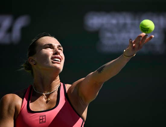 Tennis 2026: BNP Paribas Open MAR 15 March 15, 2026 Aryna Sabalenka serves against Elena Rybakina of Kazakhstan during their Women s Singles Finals match at the BNP Paribas Open held at the Indian Wells Tennis Garden in Indian Wells, California. Mandatory Photo Credit : Charles Baus CSM (Credit Image: Â Charles Baus Cal Media) Indian Wells Ca United States of America EDITORIAL USE ONLY Copyright: xx ZUMA-20260315_zma_c04_011.jpg CharlesxBausx csmphotothree481129