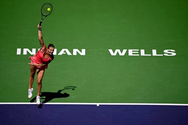 Tennis 2026: BNP Paribas Open MAR 15 March 15, 2026 Aryna Sabalenka serves against Elena Rybakina of Kazakhstan during their Women s Singles Finals match at the BNP Paribas Open held at the Indian Wells Tennis Garden in Indian Wells, California. Mandatory Photo Credit : Charles Baus CSM (Credit Image: Â Charles Baus Cal Media) Indian Wells Ca United States of America EDITORIAL USE ONLY Copyright: xx ZUMA-20260315_zma_c04_010.jpg CharlesxBausx csmphotothree481130