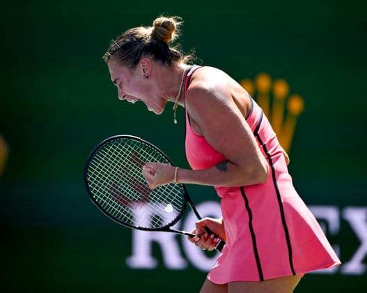 Tennis 2026: BNP Paribas Open MAR 15 March 15, 2026 Aryna Sabalenka reacts to winning a point against Elena Rybakina of Kazakhstan during their Women s Singles Finals match at the BNP Paribas Open held at the Indian Wells Tennis Garden in Indian Wells, California. Mandatory Photo Credit : Charles Baus CSM (Credit Image: Â Charles Baus Cal Media) Indian Wells Ca United States of America EDITORIAL USE ONLY Copyright: xx ZUMA-20260315_zma_c04_009.jpg CharlesxBausx csmphotothree481131