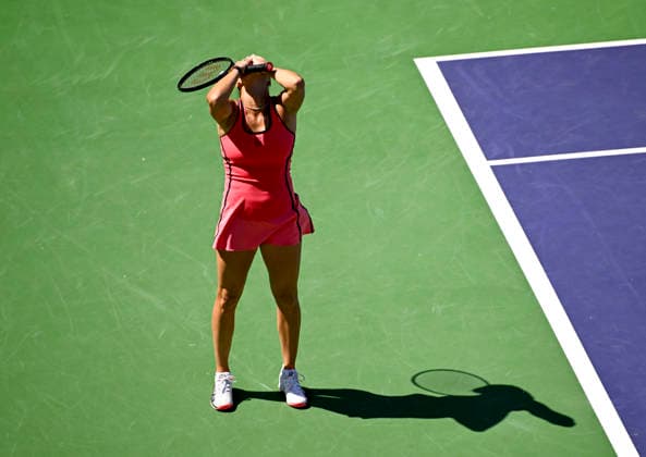 Tennis 2026: BNP Paribas Open MAR 15 March 15, 2026 Aryna Sabalenka celebrates match point against Elena Rybakina of Kazakhstan during their Women s Singles Finals match at the BNP Paribas Open held at the Indian Wells Tennis Garden in Indian Wells, California. Mandatory Photo Credit : Charles Baus CSM (Credit Image: Â Charles Baus Cal Media) Indian Wells Ca United States of America EDITORIAL USE ONLY Copyright: xx ZUMA-20260315_zma_c04_005.jpg CharlesxBausx csmphotothree481135