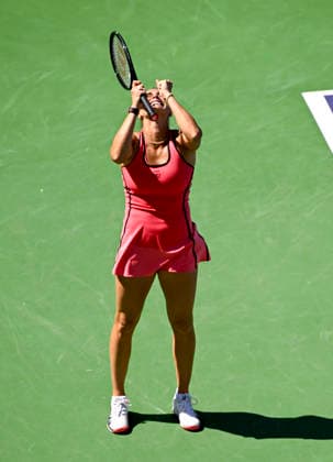 Tennis 2026: BNP Paribas Open MAR 15 March 15, 2026 Aryna Sabalenka celebrates match point against Elena Rybakina of Kazakhstan during their Women s Singles Finals match at the BNP Paribas Open held at the Indian Wells Tennis Garden in Indian Wells, California. Mandatory Photo Credit : Charles Baus CSM (Credit Image: Â Charles Baus Cal Media) Indian Wells Ca United States of America EDITORIAL USE ONLY Copyright: xx ZUMA-20260315_zma_c04_003.jpg CharlesxBausx csmphotothree481137