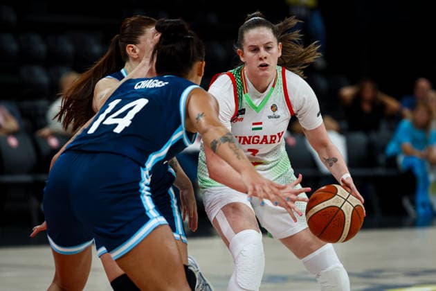 Hungary vs Argentina Women s Basketball World Cup 2026 Qualifying Tournaments Reka Dombai of Hungary national team, Nationalteam dribbles the ball during the Women s Basketball World Cup 2026 Qualifying Tournaments Groupe Phase - Group A between Hungary National Team and Argentina National Team at Turkcell Basketball Development Center on March 15, 2026 in Istanbul, Turkey. Istanbul Istanbul Turkey Copyright: xBurakxBasturkx