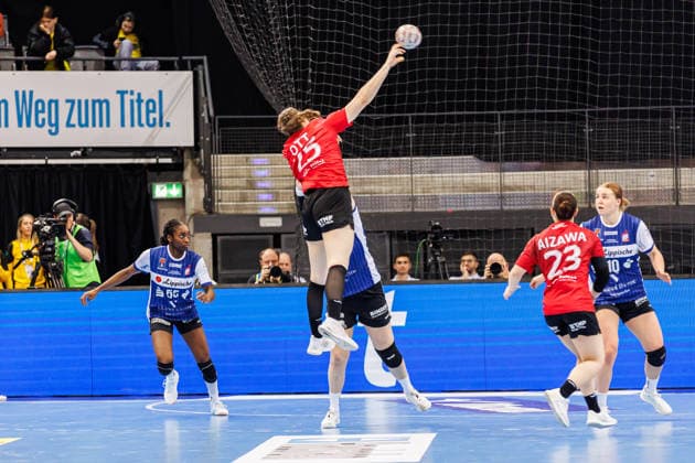 Kim Ott (Thüringer HC, 25), 15.03.2026, Stuttgart (Deutschland), Handball Frauen, Final4 2026, Spiel um Platz 3, Thüringer HC - HSG Blomberg-Lippe
