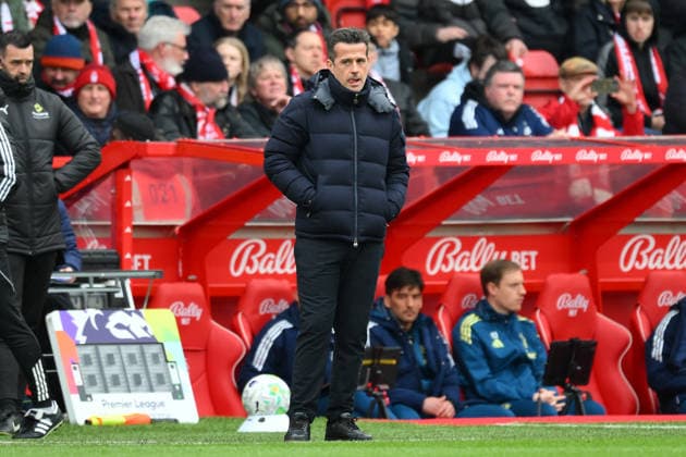 Nottingham Forest v Fulham - Premier League Marco Silva is seen during the Premier League match between Nottingham Forest and Fulham at the City Ground in Nottingham, United Kingdom, on March 15, 2026. Nottingham Nottinghamshire United Kingdom  Copyright: xMIxNewsx originalFilename:fletcher-nottingh260315_npBpC.jpg