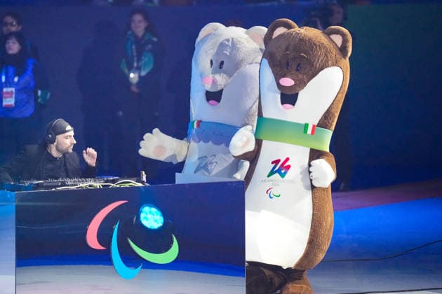 General View, MARCH 15, 2026 : the Milano Cortina 2026 Paralympic Winter games, Winterspiele,Spiele, Summer games Closing Ceremony at Cortina Curling Olympic Stadium in Cortina d Ampezzo, Italy. Noxthirdxpartyxsales  aflo_323663765