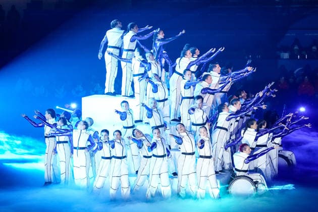 General View, MARCH 15, 2026 : the Milano Cortina 2026 Paralympic Winter games, Winterspiele,Spiele, Summer games Closing Ceremony at Cortina Curling Olympic Stadium in Cortina d Ampezzo, Italy. Noxthirdxpartyxsales  aflo_323664326
