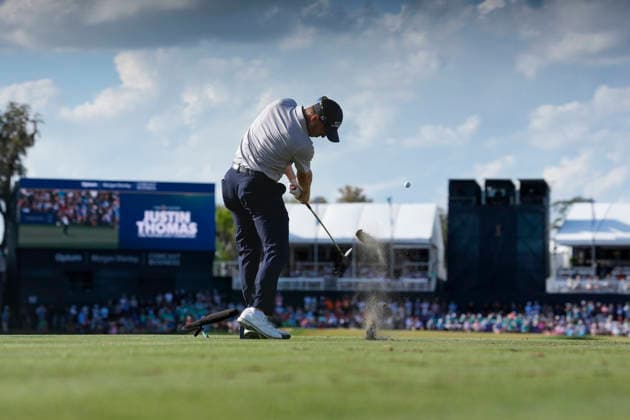 March 15, 2026, Ponte Vedra, Florida, USA: March 15, 2026, Ponte Vedra, Florida.Justin Thomas (USA) hits a tee shot on the 17th hole during the fourth round of The PLAYERS Championship at TPC Sawgrass. PGA, Golf Herren Tour 2026: The PLAYERS Championship  - ZUMAd212 20260315_zsp_d212_136 Copyright: xRichardxDolex