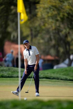 March 15, 2026, Ponte Vedra, Florida, USA: March 15, 2026, Ponte Vedra, Florida.Ludvig Aberg (Sweden) putting on the 12th green during the fourth round of The PLAYERS Championship at TPC Sawgrass. Ponte Vedra USA - ZUMAd212 20260315_zsp_d212_098 Copyright: xRichardxDolex