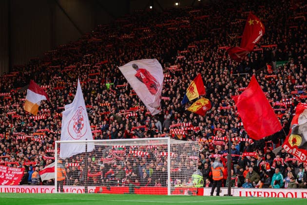 Liverpool v Tottenham Hotspur - Premier League A general view of the Kop during the Premier League match between Liverpool and Tottenham Hotspur at Anfield in Liverpool, United Kingdom, on March 15, 2026. Liverpool Merseyside  Copyright: xMIxNewsx originalFilename:fletcher-liverpoo260315_npF7p.jpg