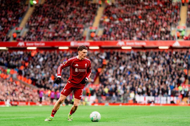 Liverpool v Tottenham Hotspur - Premier League Florian Wirtz of Liverpool in action during the Premier League match between Liverpool and Tottenham Hotspur at Anfield, Liverpool, on March 15, 2026. Liverpool Merseyside  Copyright: xMIxNewsx originalFilename:fletcher-liverpoo260315_npXZh.jpg